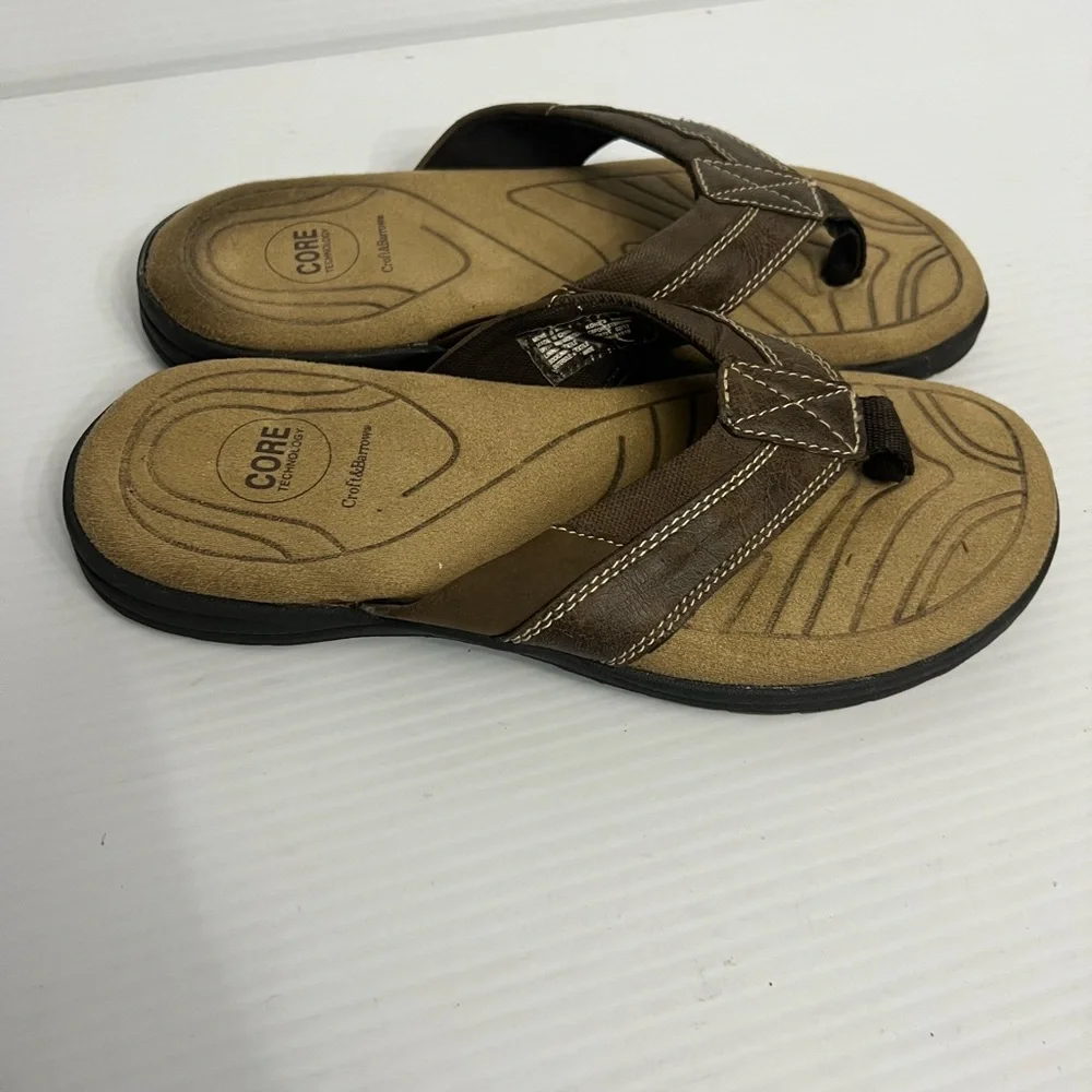 Men's Lightweight Comfy Sandals size men’s size 8M brown